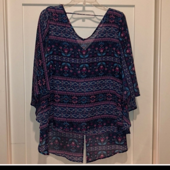 Tea n Rose kimono top - Picture 2 of 7